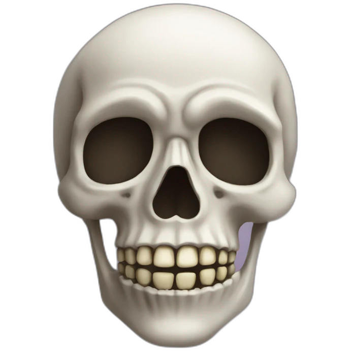 Tête de mort emoji