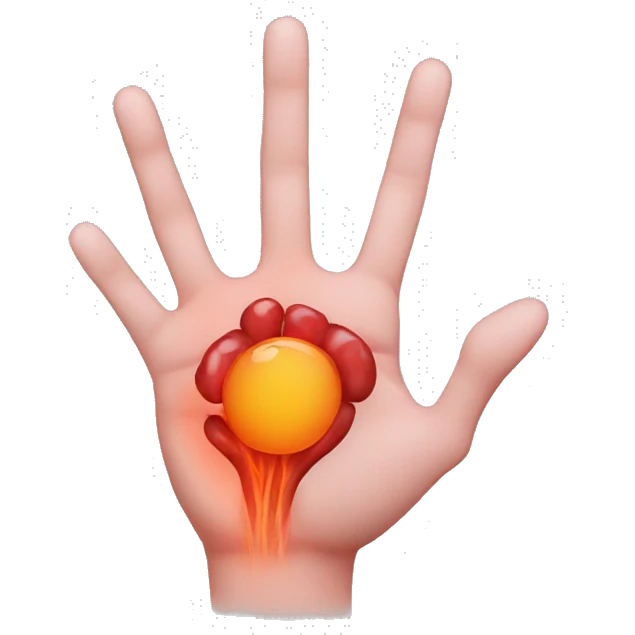  inflammation in the hand emoji