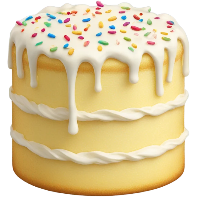 cake vanilla emoji