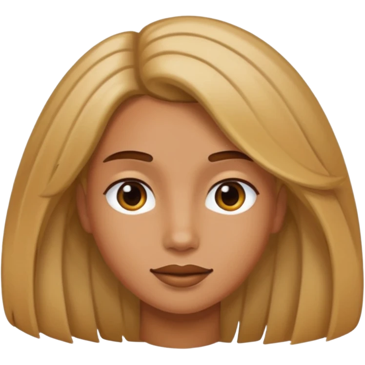 person living in desert just face, hair showing, different colors emoji