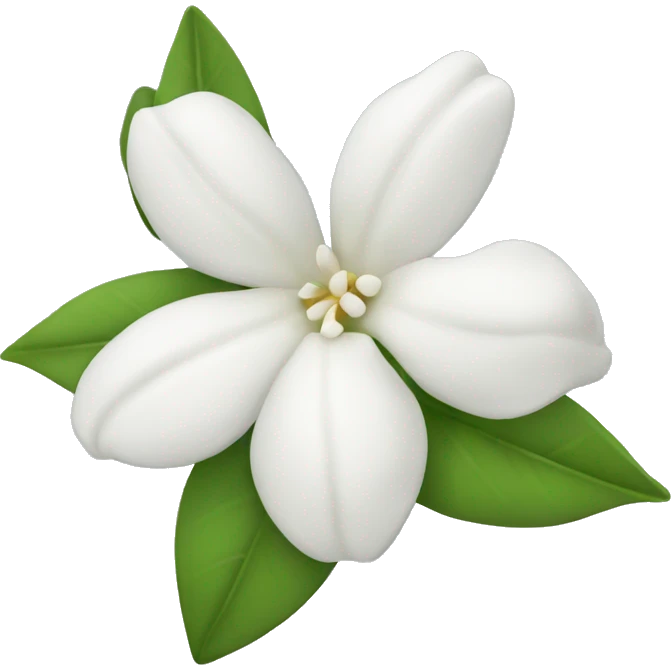 White jasmine flower emoji