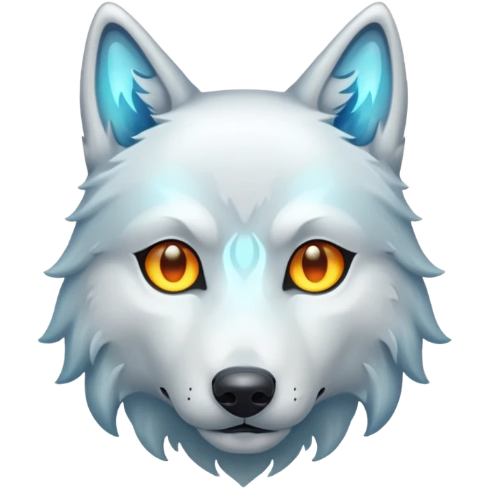 Ghost of a wolf emoji