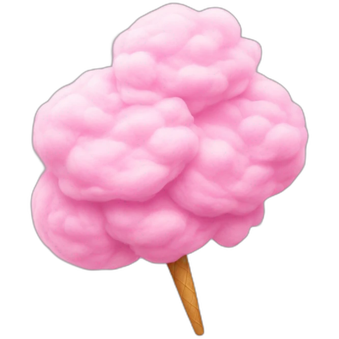 Cotton candy  emoji