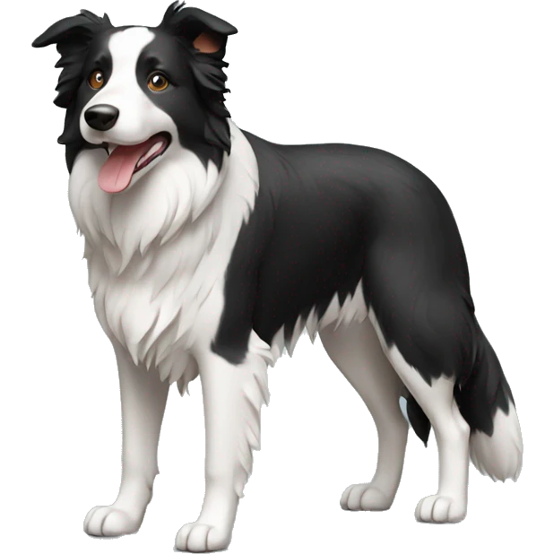 Border Collie Dog Full Body emoji