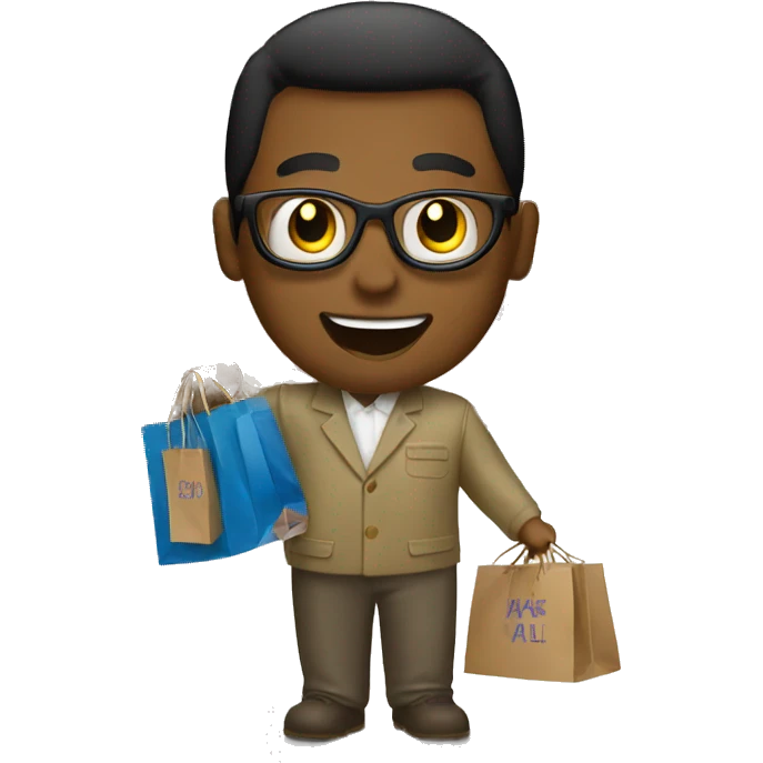 Shopping at goodwill emoji