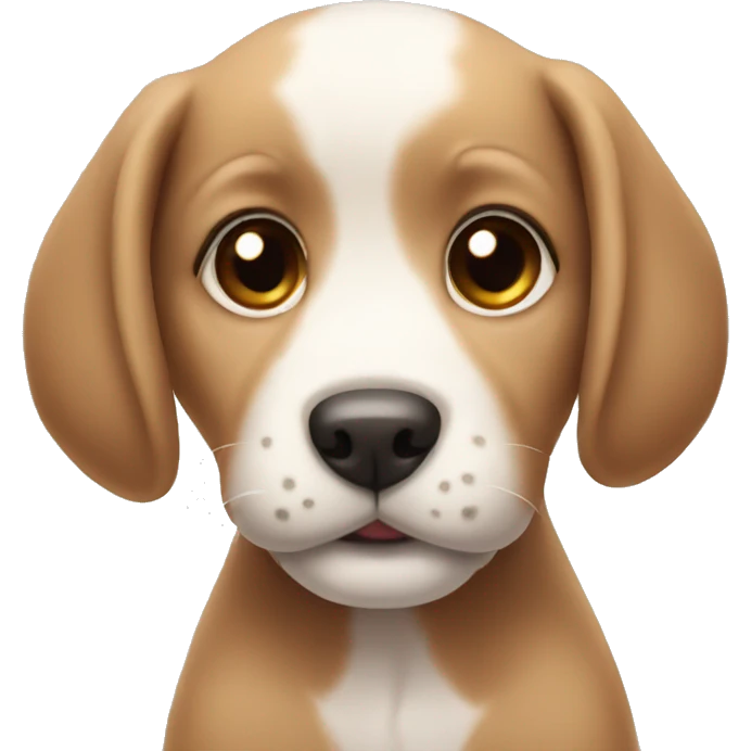 Cute puppy  emoji