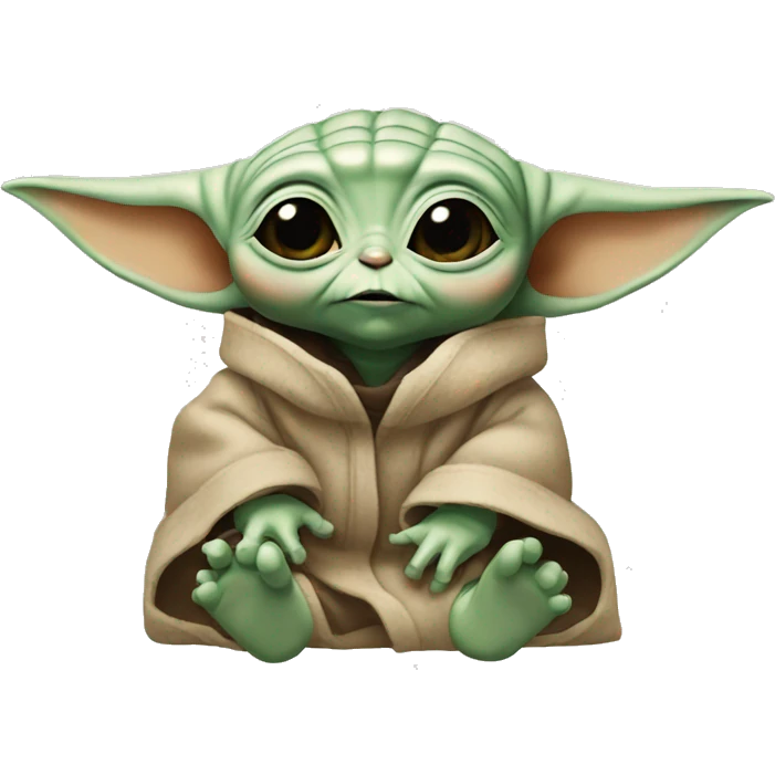 Baby yoda y E.T emoji