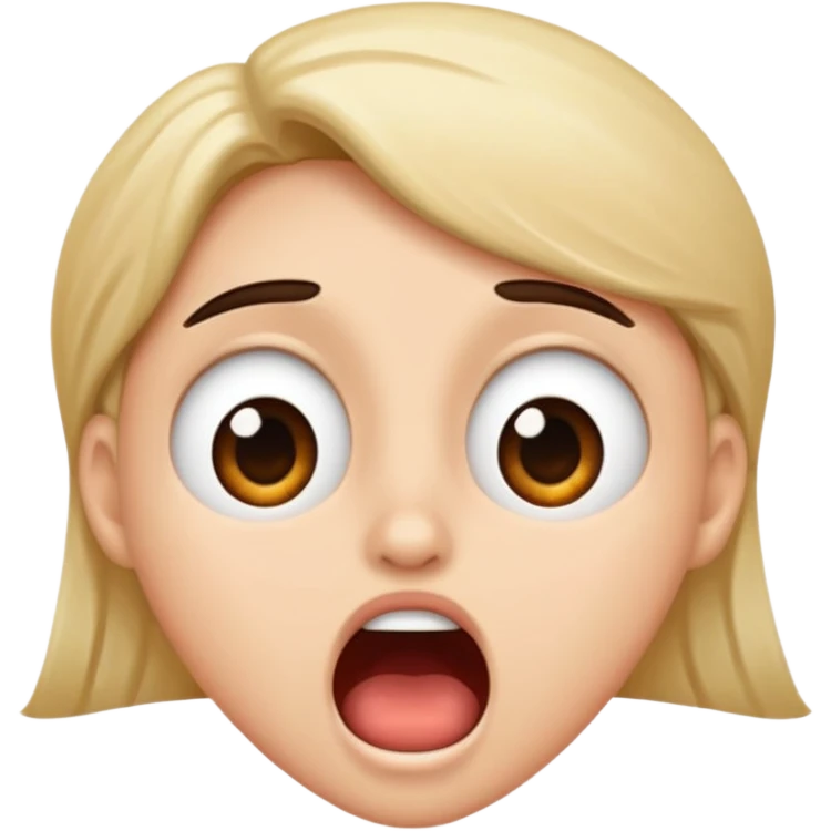 Saying wow emoji