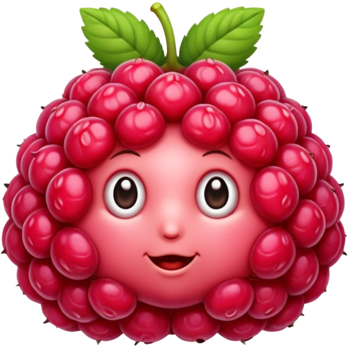 Raspberry emoji sleepy emoji