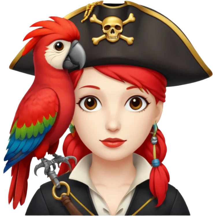 Stranger things pirate and parrot emoji