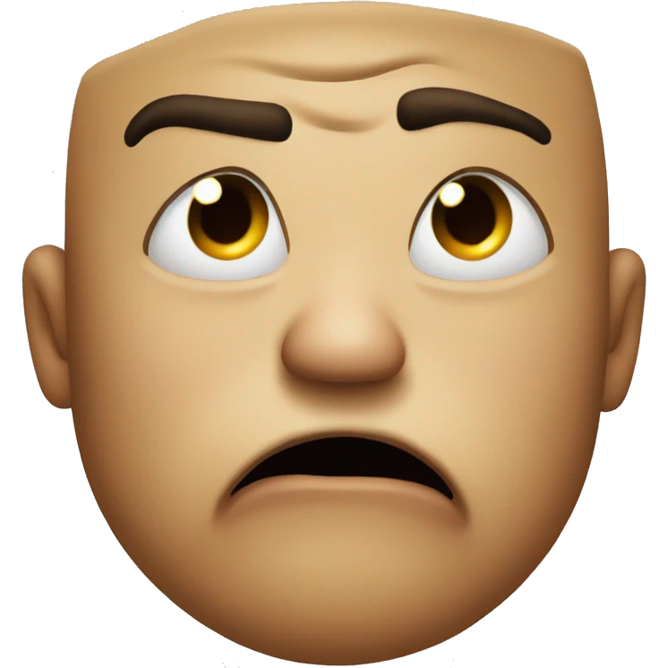 Angry kiss emoji