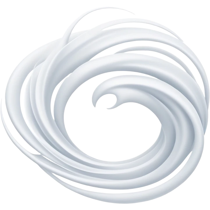 Masculine form made of gentle white flowing energy waves, subtle ethereal silhouette, no color, minimalist abstract design emoji