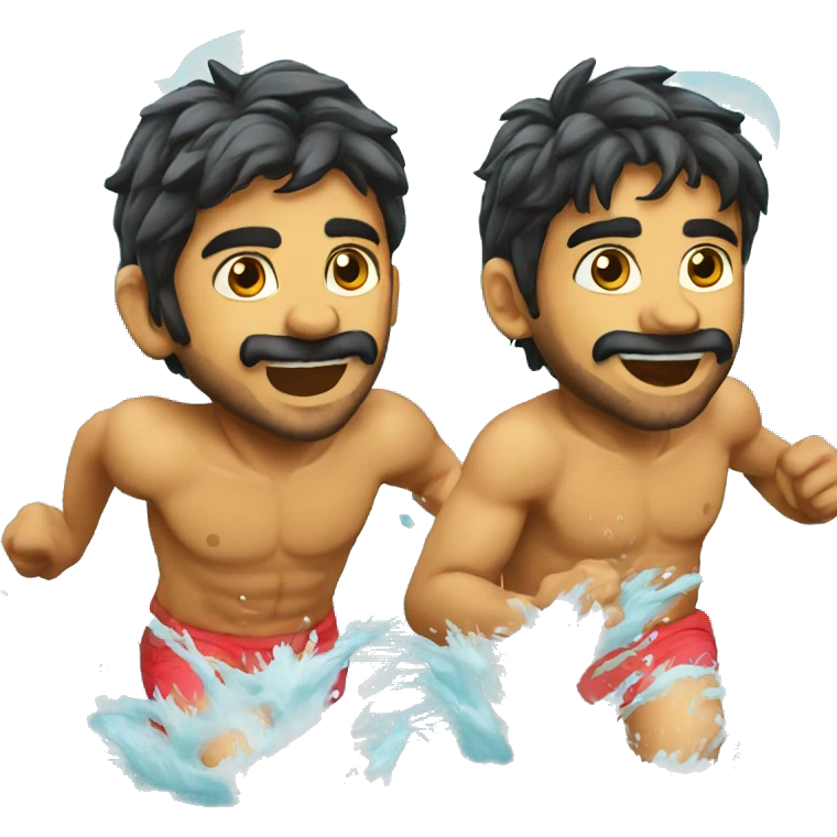 Srikanth19851228 running on water emoji