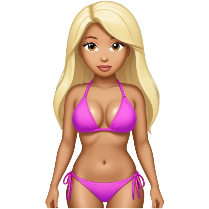 Nicki Minaj At Beach emoji