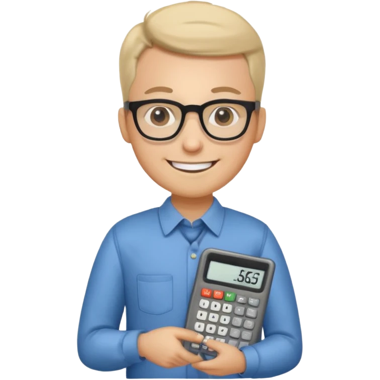 imagenes de una contador en caricatura y que mencione conta 365 emoji