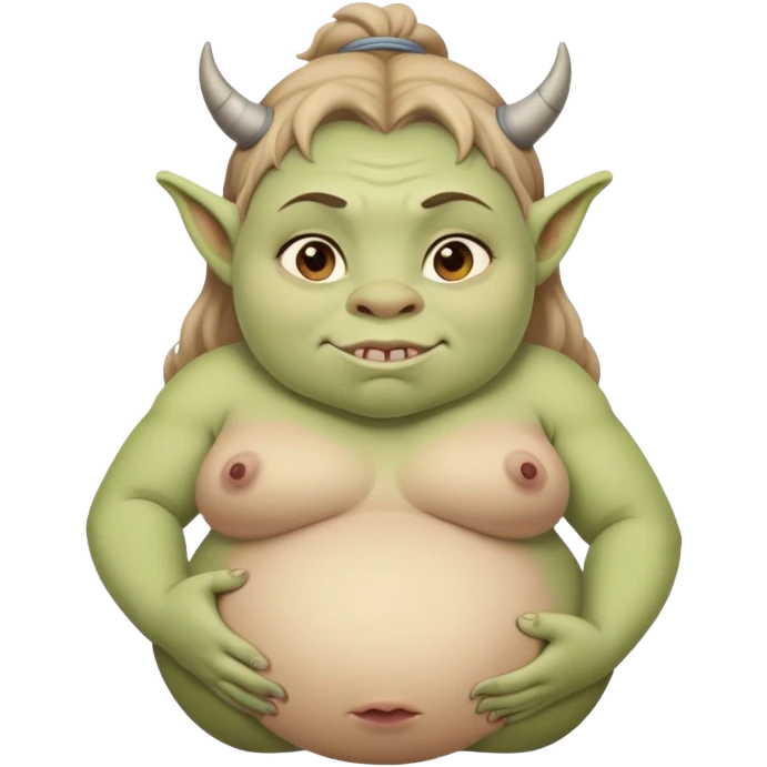🧌🤰🏽 make one with these toagether emoji