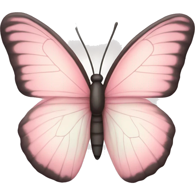 Soft Light pink butterfly emoji