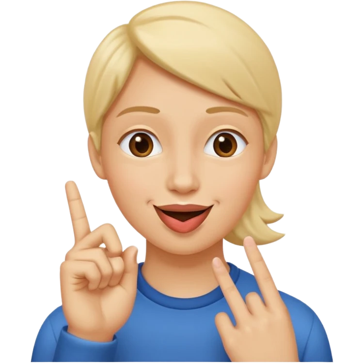 face making a 'shh' gesture with finger to lips, playful laugh, expressing 'keep it secret' emoji
