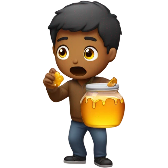 person throwing up honey emoji