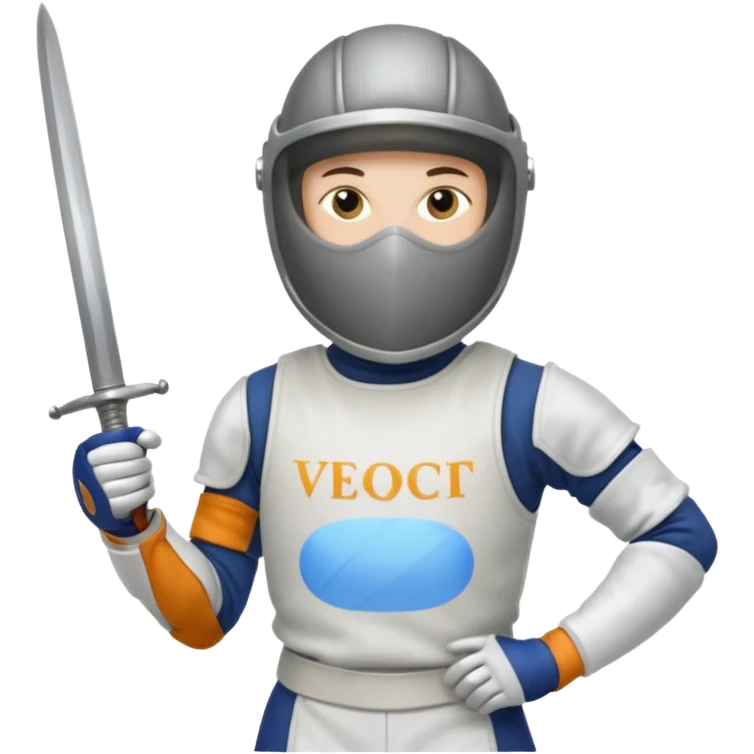 fencer with sword stance emoji