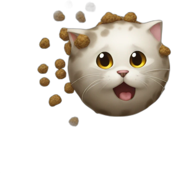cat vomit a hairball emoji