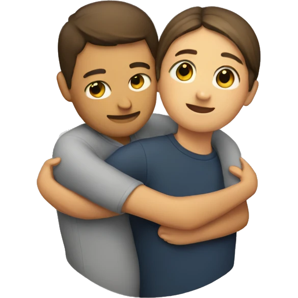 Two people hugging  emoji