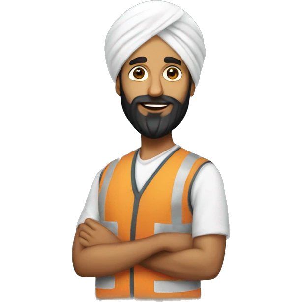 Sikh working emoji