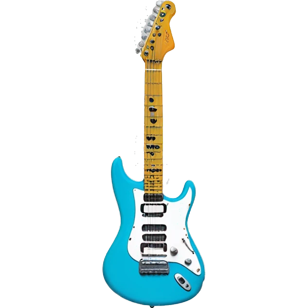 Shark electric guitar  emoji