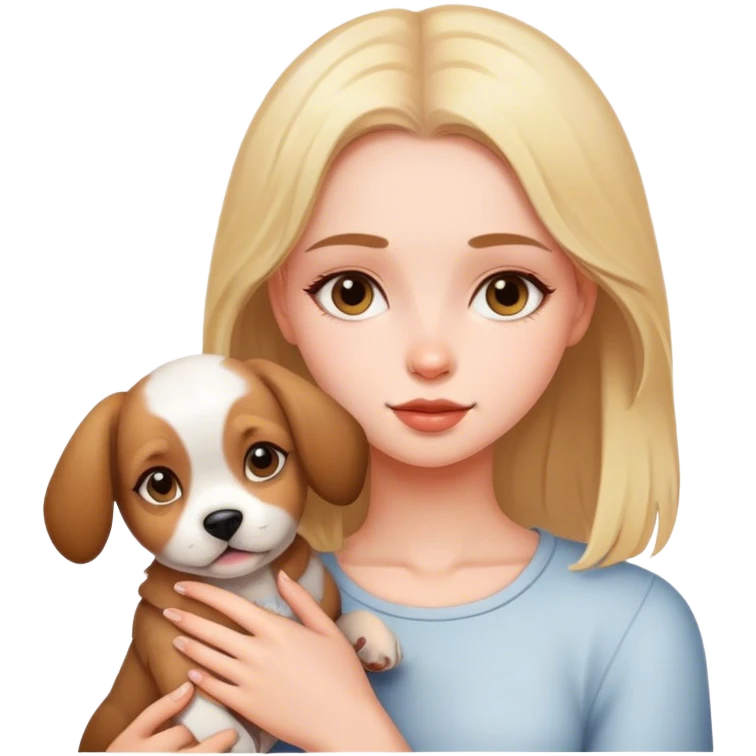 puppy girl emoji