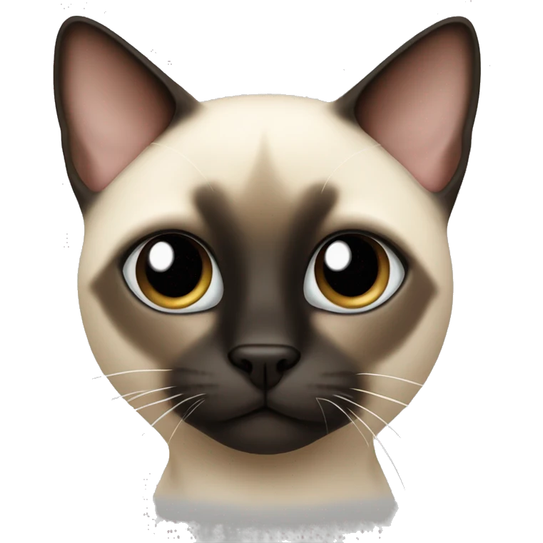 one-eyed siamese cat emoji
