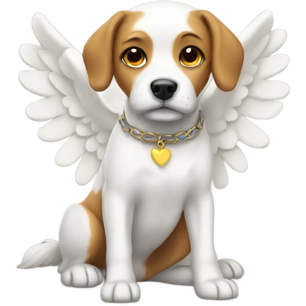 Angel dog  emoji