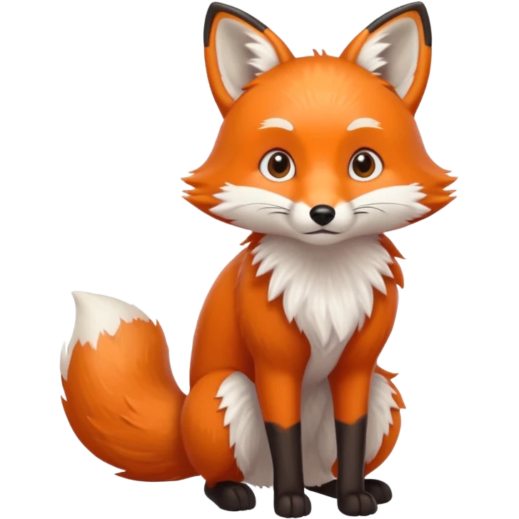 A cute fox emoji
