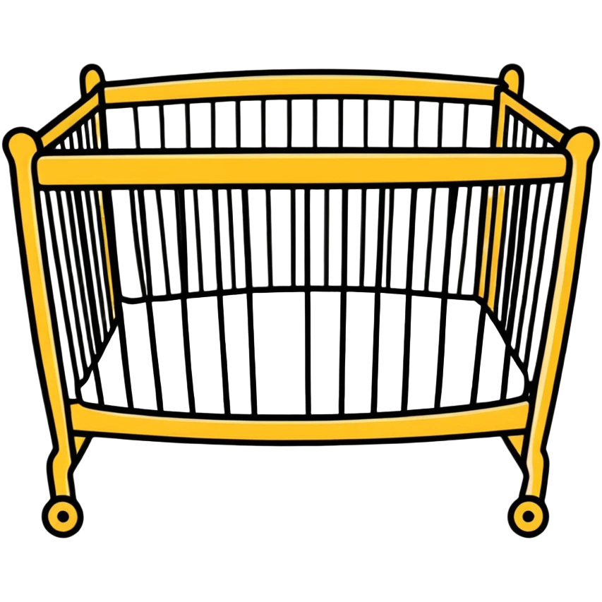 Baby crib emoji