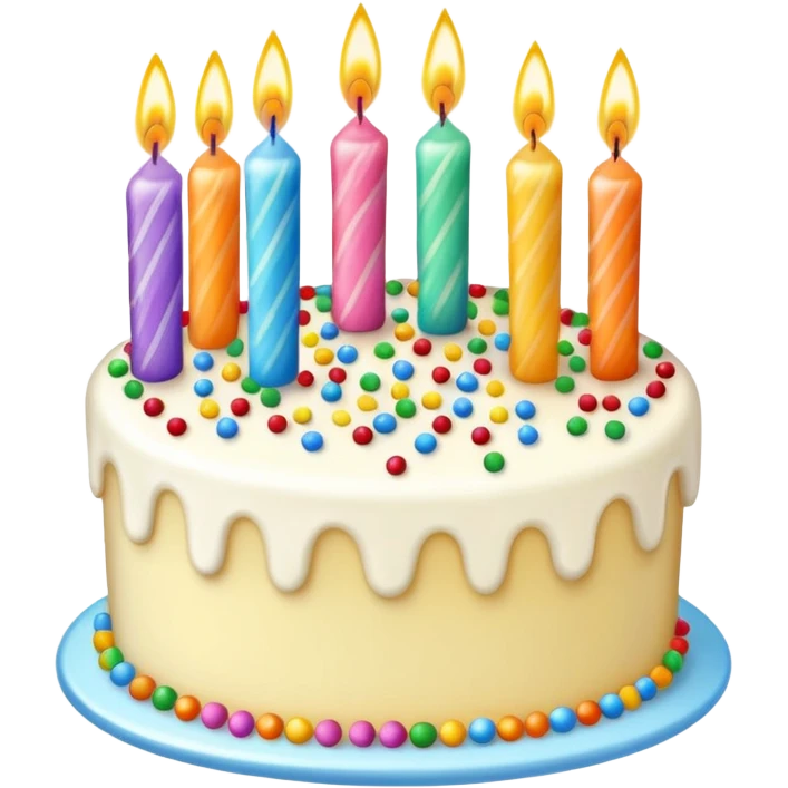 birthday cake emoji
