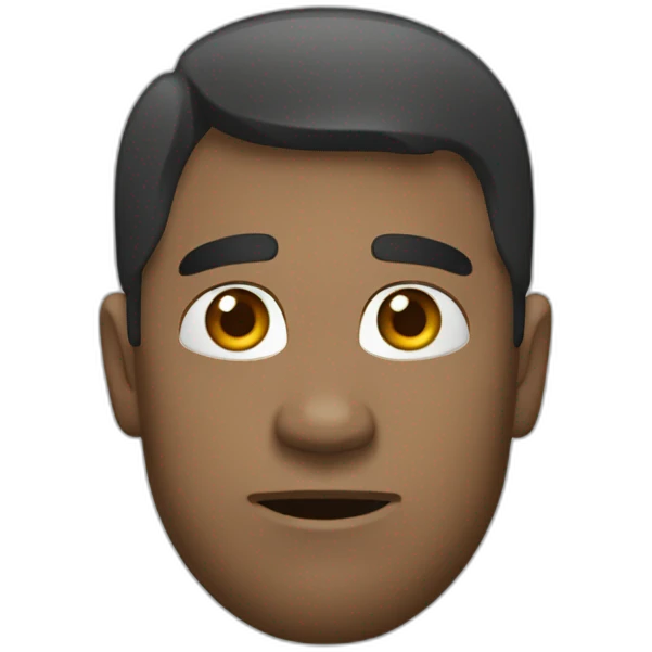 Tête penché sur la gauche emoji