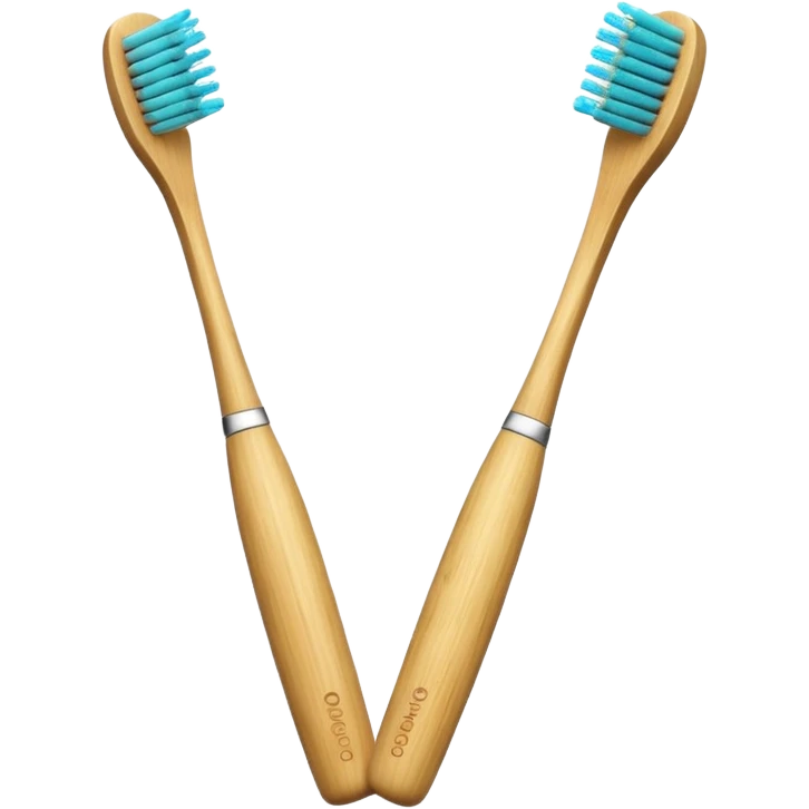 Bamboo toothbrush emoji