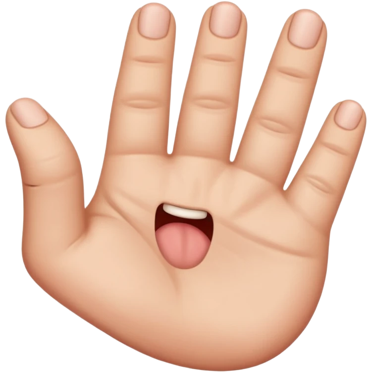 Rock out fingers emoji