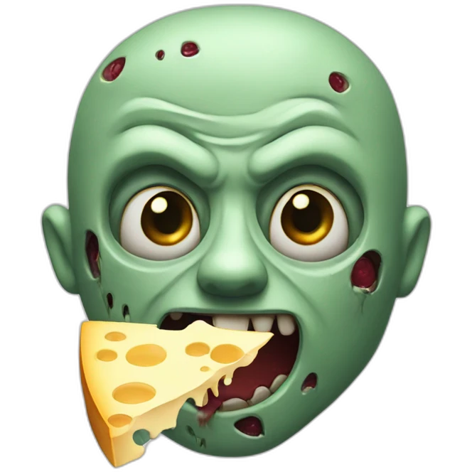 zombi cheese emoji