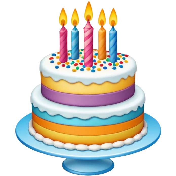 Birthday cake emoji
