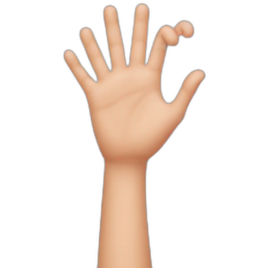 Cœur avec les main emoji