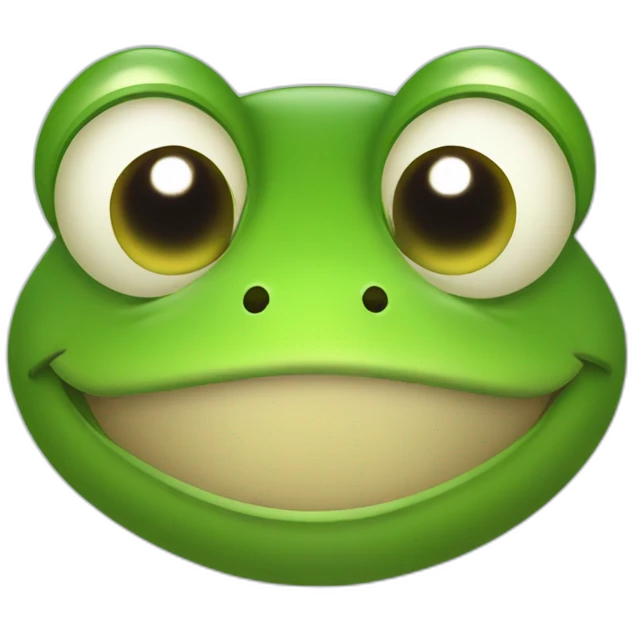 frog smiling face emoji