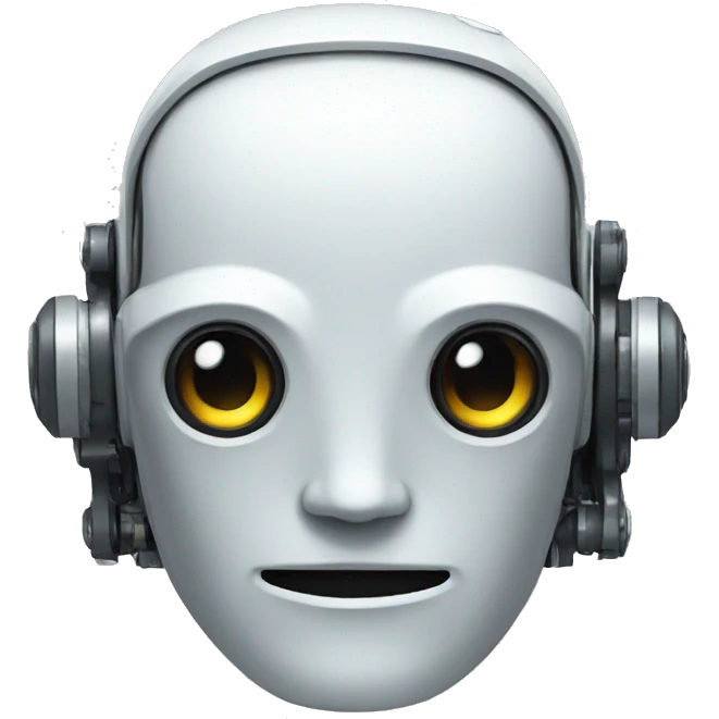 a robot head emoji