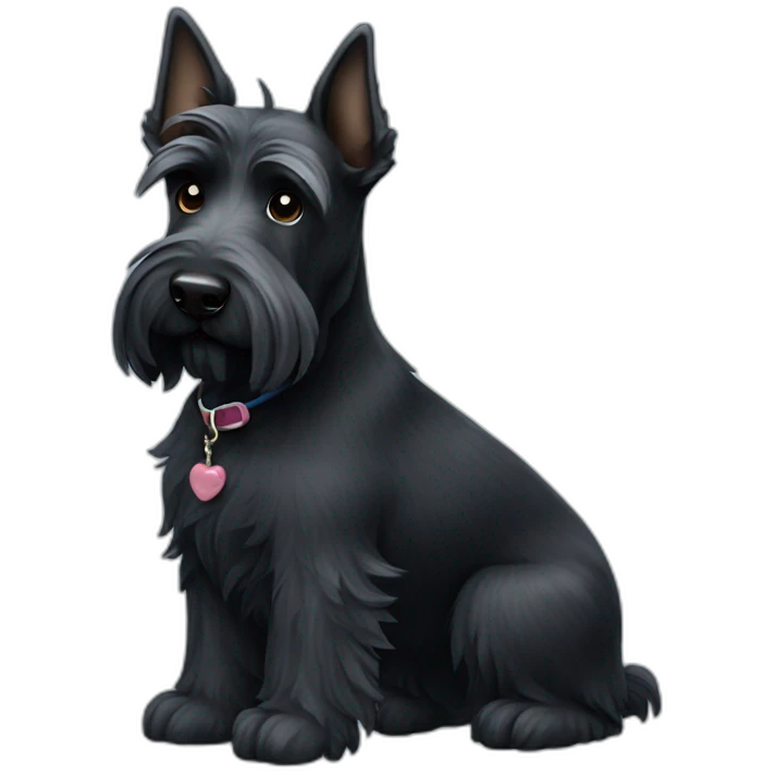 dog scottish terrier full body emoji
