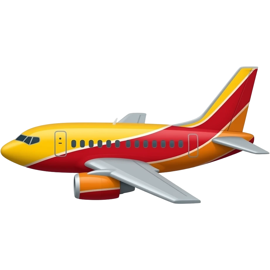 Simple Southwest Airlines airplane icon emoji