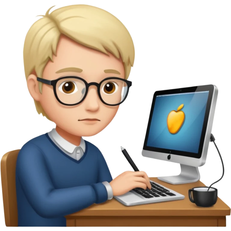 writer with computer emoji