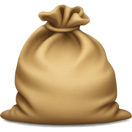 Empty open Sack 2d icon emoji