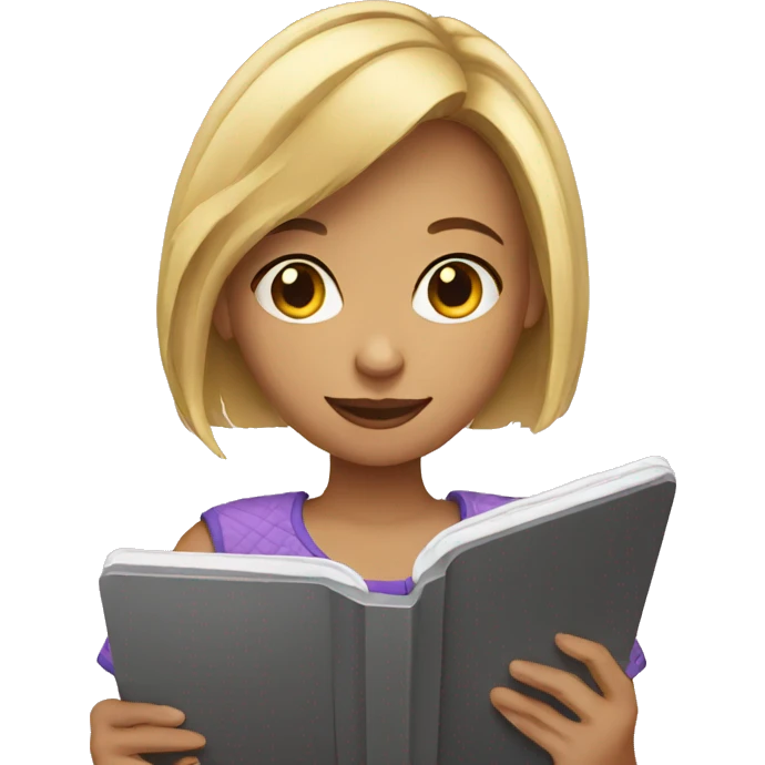 girl with ipad emoji