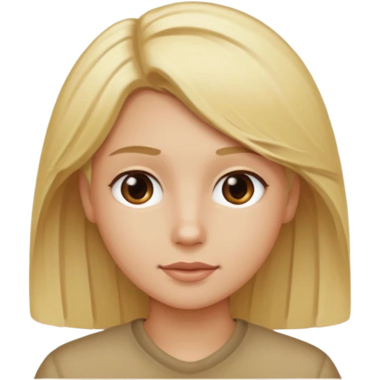 Humana con oelo rubio emoji