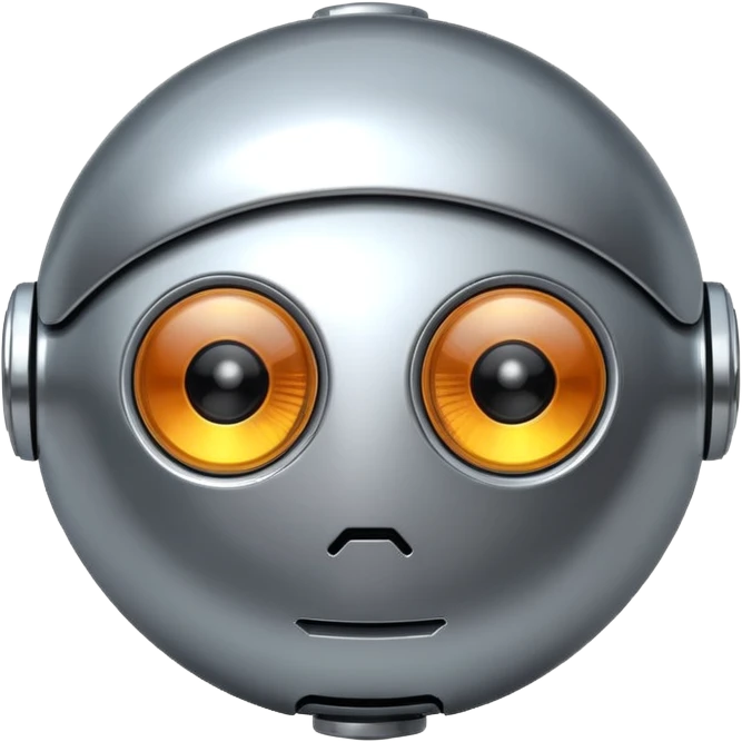 round one eye robot emoji