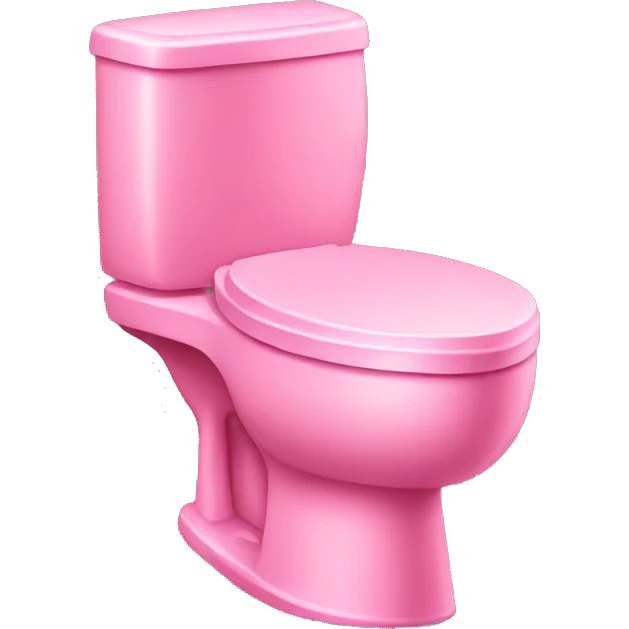 Pink toilet  emoji